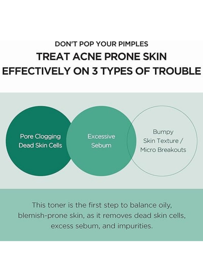 skin1004 - Tea-Trica Purifying Toner – Soothing Hydration and Acne Care with Centella Asiatica Extract – Balances and Refreshes Skin, 210ml - Image 1