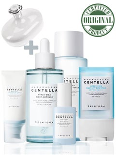 Centella Hyalu-Cica Skincare Set, Silky-Fit Sun Stick 12G, Brightening Toner 210Ml, First Ampoule 100Ml, Blue Serum 50Ml And Face Scrubber - pnsku/N70103072V/45/_/1724413941/2286a0c9-15e3-426d-a95e-09880bf5c27e