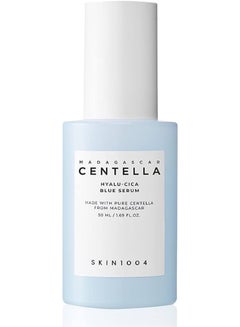 skin1004 Hyalu-Cica Blue Serum – 5-Layer Hyaluronic Acid, Cica, And Niacinamide Serum – Hydrating And Refreshing Multi-Care Solution For Brightening And Moisturizing – 50Ml  - Image 1