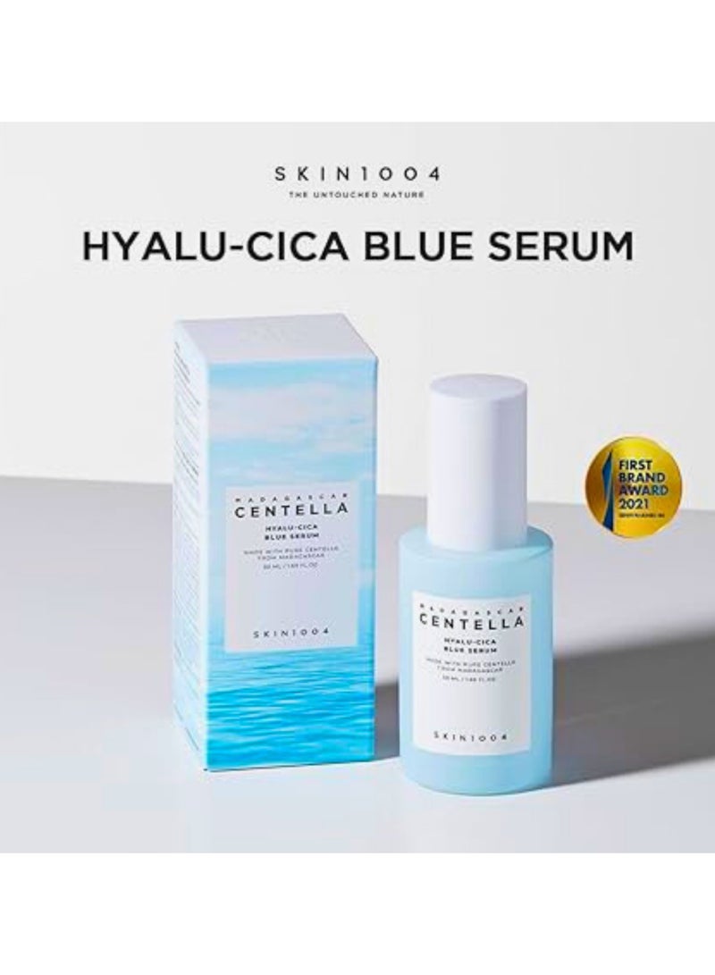 SKIN1004 Hyalu-Cica Blue Serum – 5-Layer Hyaluronic Acid, Cica, And Niacinamide Serum – Hydrating And Refreshing Multi-Care Solution For Brightening And Moisturizing – 50Ml - Image 4