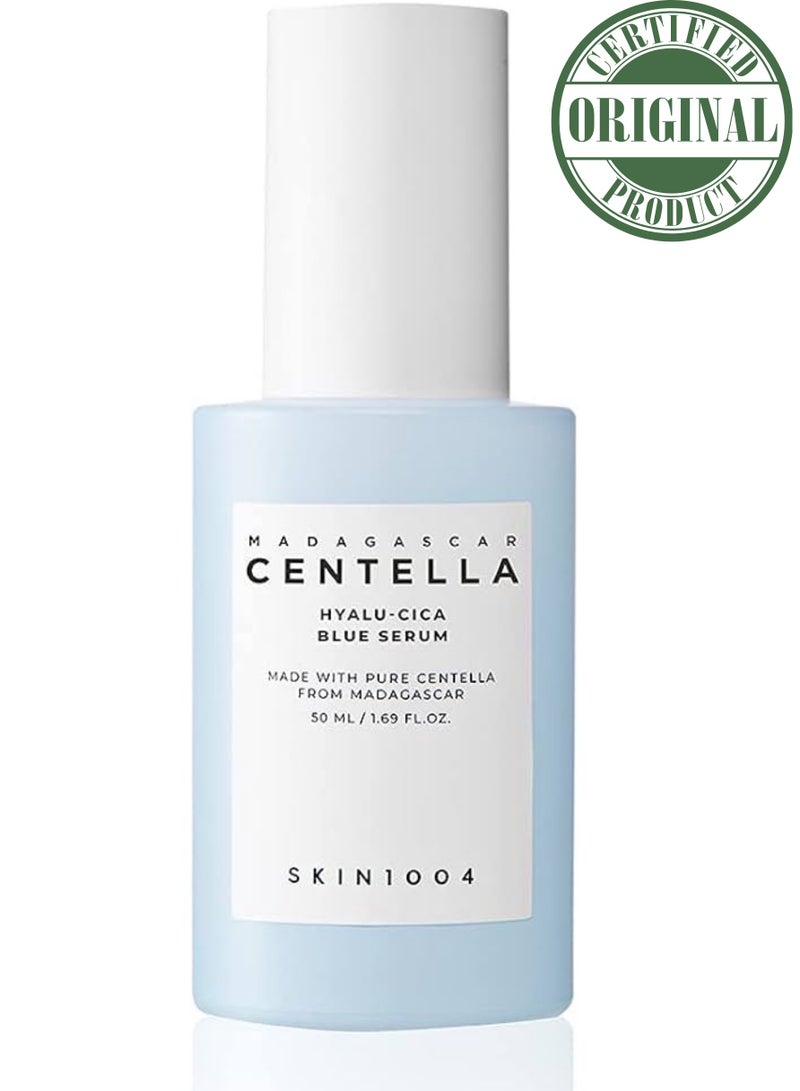 SKIN1004 Hyalu-Cica Blue Serum – 5-Layer Hyaluronic Acid, Cica, And Niacinamide Serum – Hydrating And Refreshing Multi-Care Solution For Brightening And Moisturizing – 50Ml - Image 2