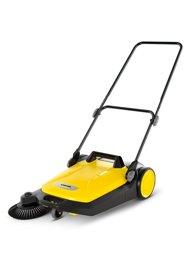 KARCHER Karcher S 4  Walk-Behind Outdoor Hand Push Floor Sweeper Yellow & Black  - Image 1