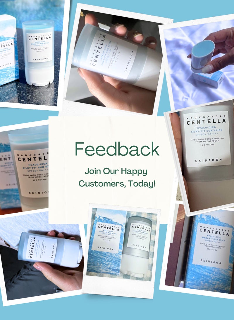 SKIN1004 Hyalu-Cica Silky-Fit Sun Stick – Moisturizing Matte Finish Sunstick with Hyaluronic Acid and Centella Asiatica – Lightweight Sun Protection with Soothing Benefits - Image 3