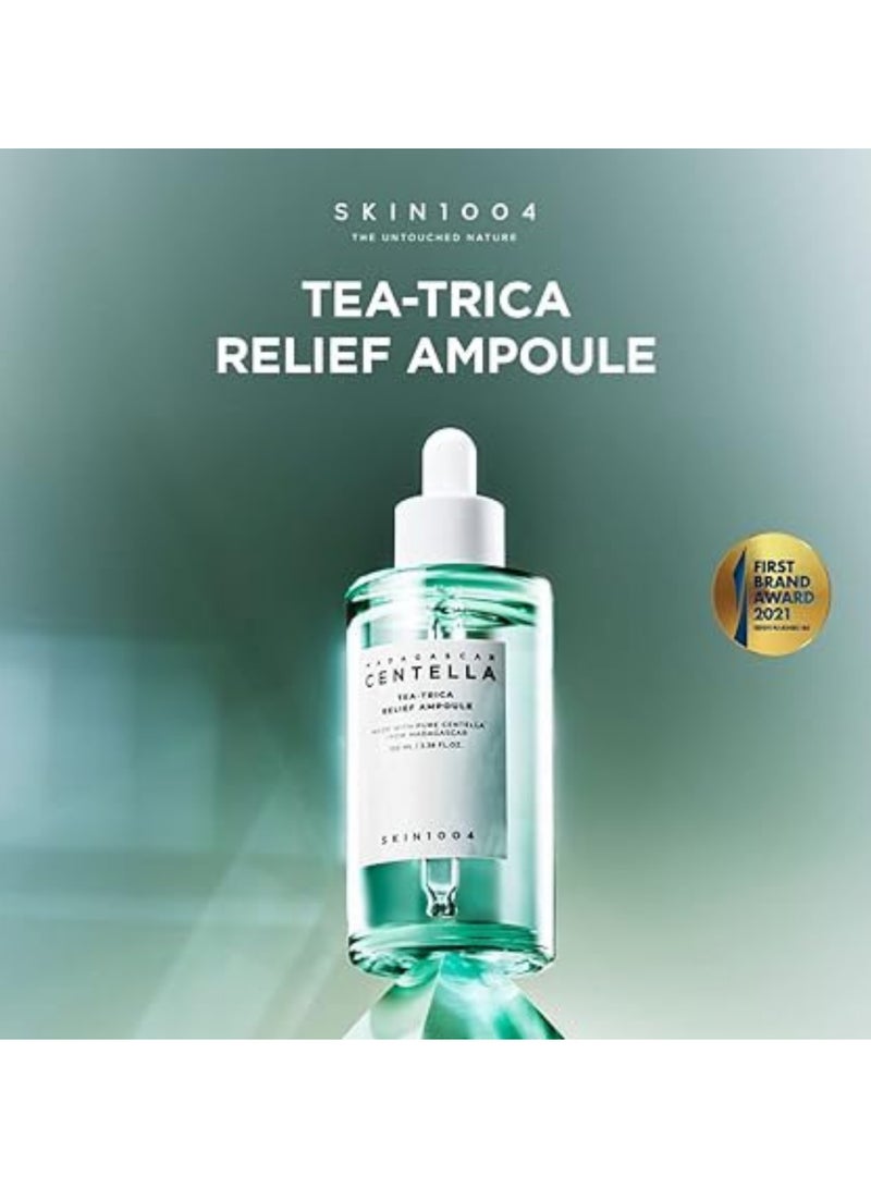 skin1004 - Tea-Trica Relief Ampoule – Soothing Hydration For Sensitive Skin With Centella Asiatica Extract – Calms, Hydrates, And Strengthens Skin Barrier – 100Ml - Image 1