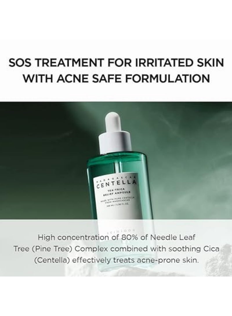 skin1004 - Tea-Trica Relief Ampoule – Soothing Hydration For Sensitive Skin With Centella Asiatica Extract – Calms, Hydrates, And Strengthens Skin Barrier – 100Ml - Image 1