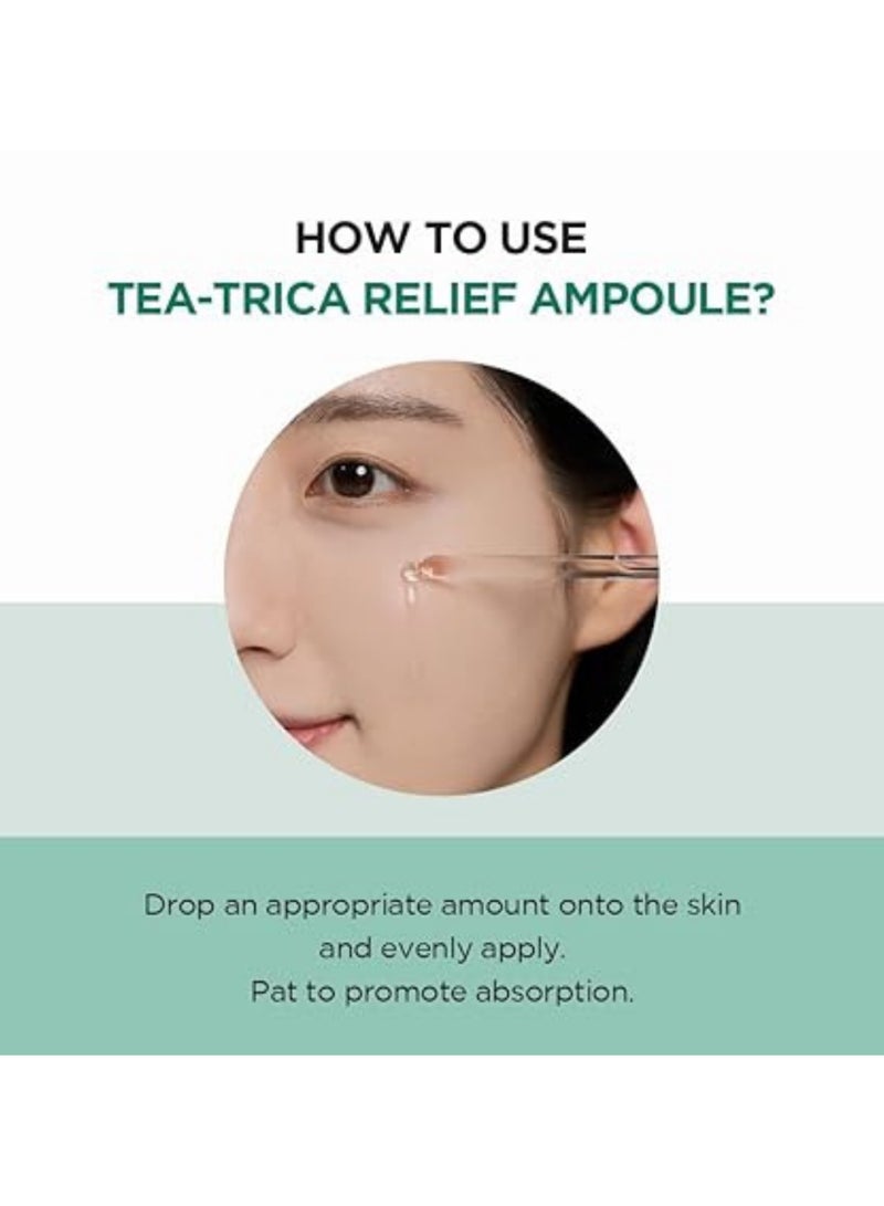 skin1004 - Tea-Trica Relief Ampoule – Soothing Hydration For Sensitive Skin With Centella Asiatica Extract – Calms, Hydrates, And Strengthens Skin Barrier – 100Ml - Image 1