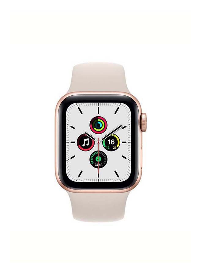 Apple Renewed - Watch SE-40mm (1st Generation) GPS + Gold Aluminum Case With Sport Band Starlight - Image 2