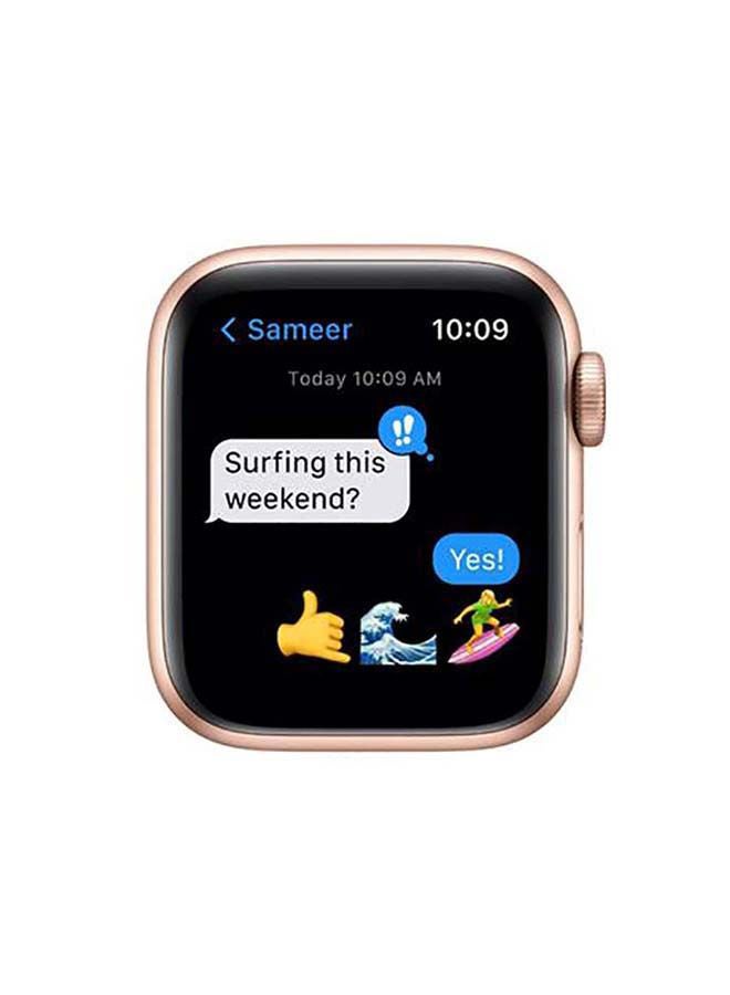 Apple Renewed - Watch SE-40mm (1st Generation) GPS + Gold Aluminum Case With Sport Band Starlight - Image 5
