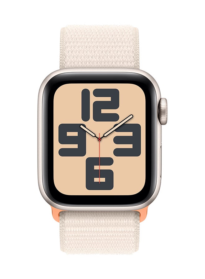 Apple Renewed - Watch SE (2023) GPS 44mm Starlight Aluminium Case Starlight Sport Loop - Image 2