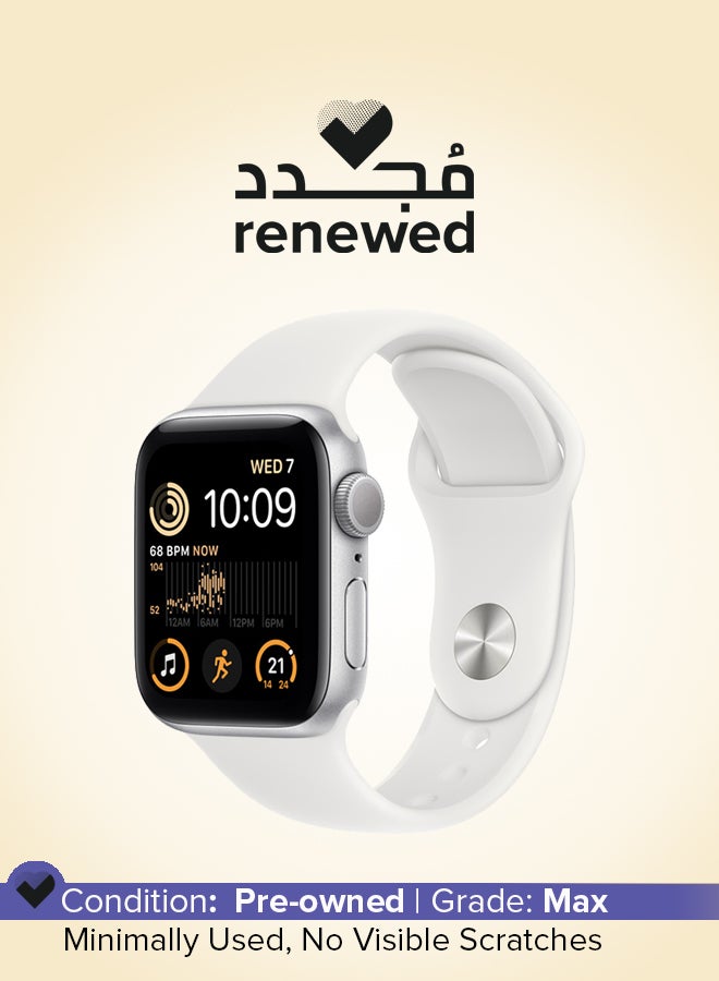 ابل  مجدد - ساعة SE GPS 40 مم علبة ألمنيوم مع حزام رياضي - Image 1