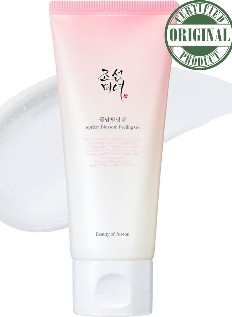 Beauty of Joseon - Apricot Blossom Peeling Gel - Gentle Exfoliating and Brightening Face Gel - 100ml (3.38 fl. oz.) - Removes Dead Skin Cells, Unclogs Pores, and Enhances Skin Radiance for a Smooth, Glowing Complexion 100ml (3.38 fl.oz.) - Image 1