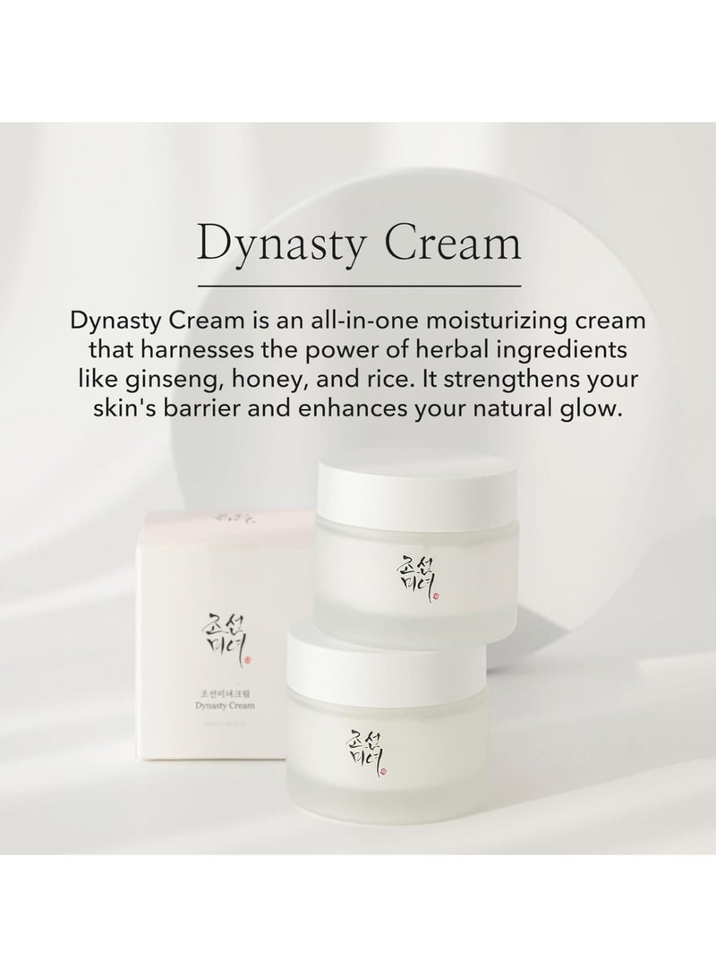 Beauty of Joseon - Dynasty Cream - Luxurious Anti-Aging and Hydrating Face Cream - 50ml - Revitalizes Skin, Reduces Fine Lines, and Enhances Elasticity for a Smooth, Youthful Complexion 50ml - Image 1