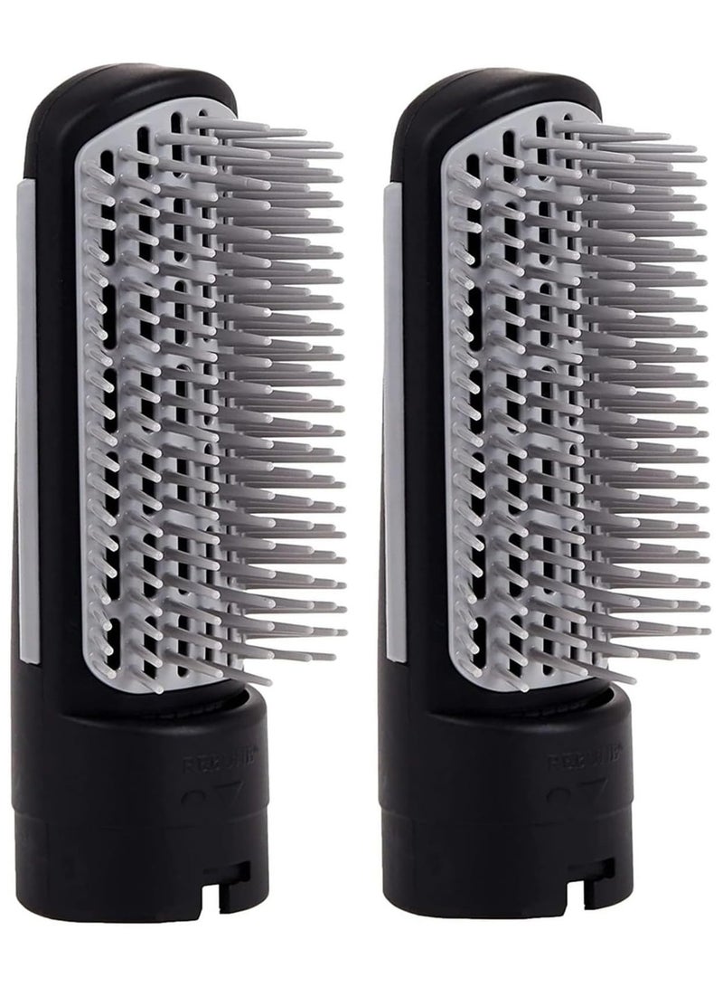 REBUNE - 2Pcs Black Hair Styler Brush Attachment For RE-2025 RE-2078 RE-2024 RE-2013 RE-2017 RE-2201 And Most Models - Image 1