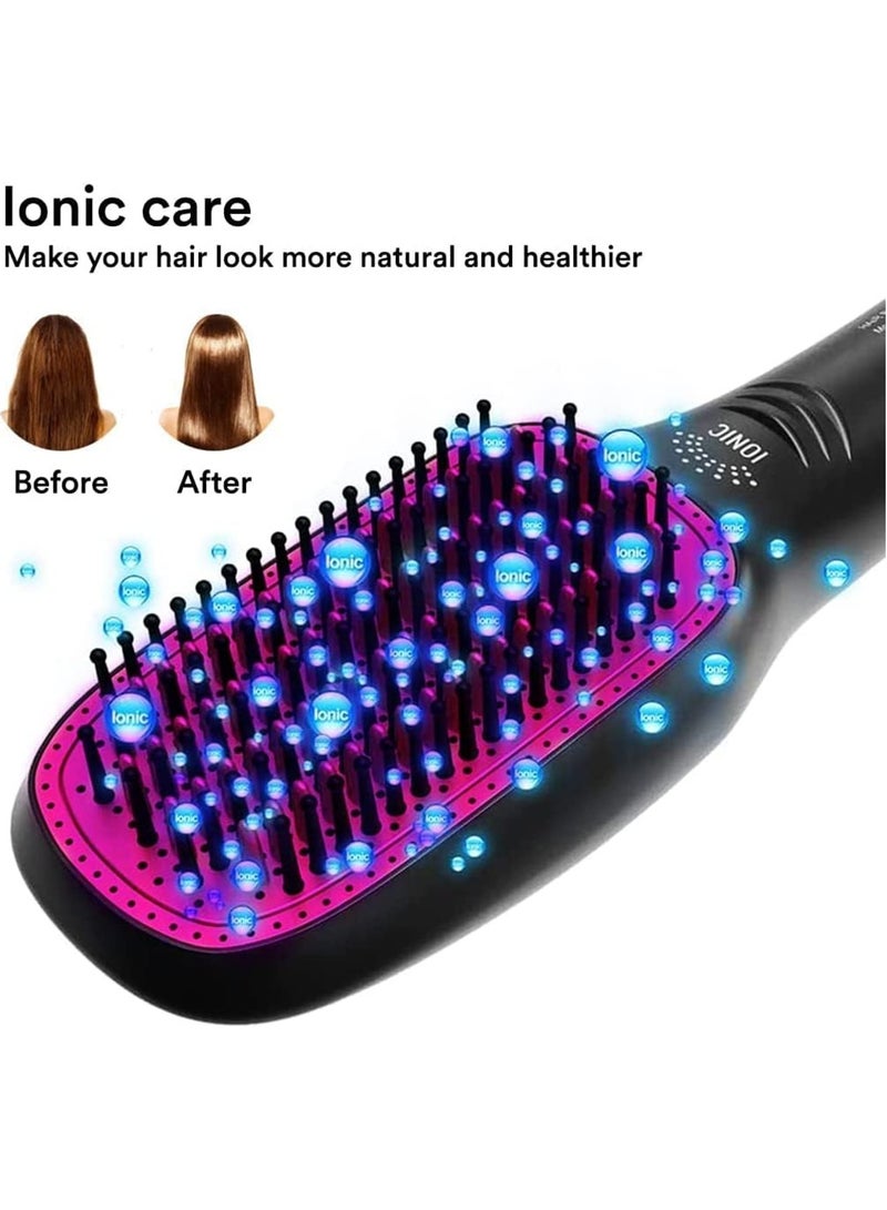REBUNE 1200W Hot Air Styler One Step Hair Dryer Brush Volumizer 3 in 1 Air Hair Brush with Negative Ion for Hair Curling & Hair Straightening Grey - Image 4