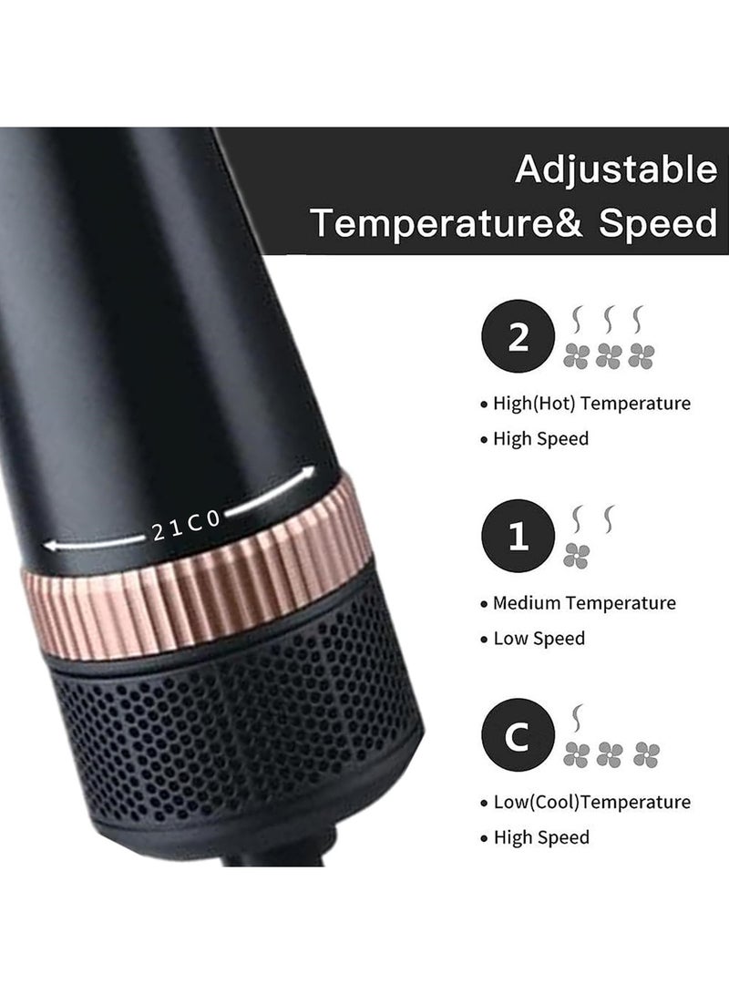 REBUNE RE-8888 1300W Hair Dryer Brush One-Step Hot Air Styler Volumizer Negative Ionic Hair Styler or Drying Styling and Frizz Control  - Image 4
