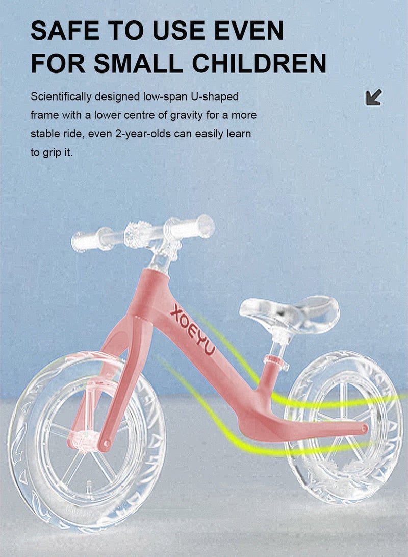 كيدل دراجة توازن للأطفال من عمر 1 إلى 6 سنوات مع مقعد ومقود قابلين للتعديل، دراجة توازن رياضية للأطفال الصغار، لعبة ركوب آمنة، دراجة تدريب بدون دواسة - Image 5