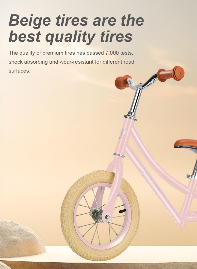 كيدل دراجة توازن للأطفال، دراجة للأطفال من سن 2-3-6 سنوات مع مقعد قابل للتعديل، بدون دواسة، لعبة ركوب دراجة للأطفال 12-14 بوصة - Image 3