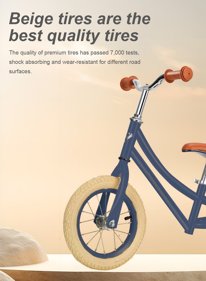 كيدل دراجة توازن للأطفال، دراجة للأطفال من سن 2-3-6 سنوات مع مقعد قابل للتعديل، بدون دواسة، لعبة ركوب دراجة للأطفال 12-14 بوصة - Image 3