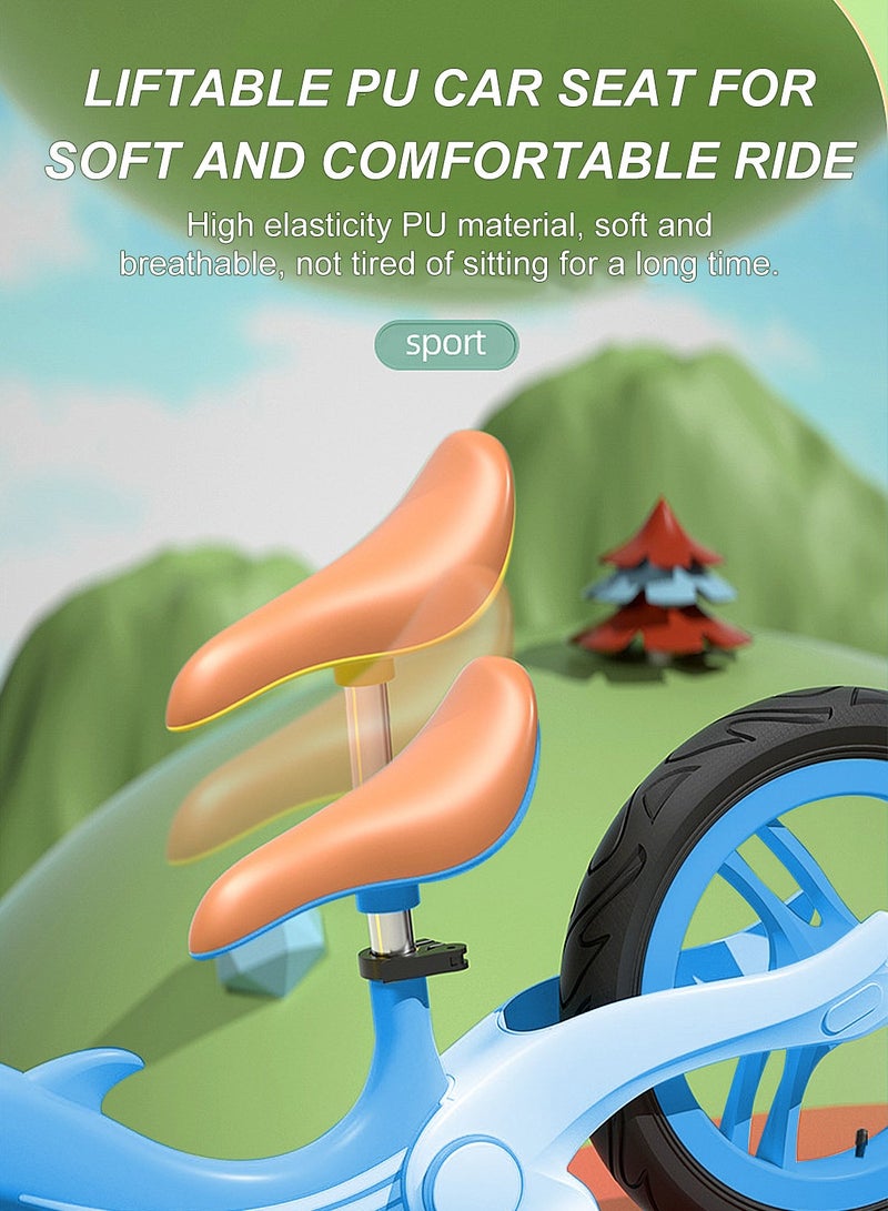 Kidle Balance bike for kids, Baby Bicycle for 2-6 Years Foldable Toddler Walking Bike, Boy Girl Gift Kids Bike Riding Toy 54*92*38cm  - Image 4