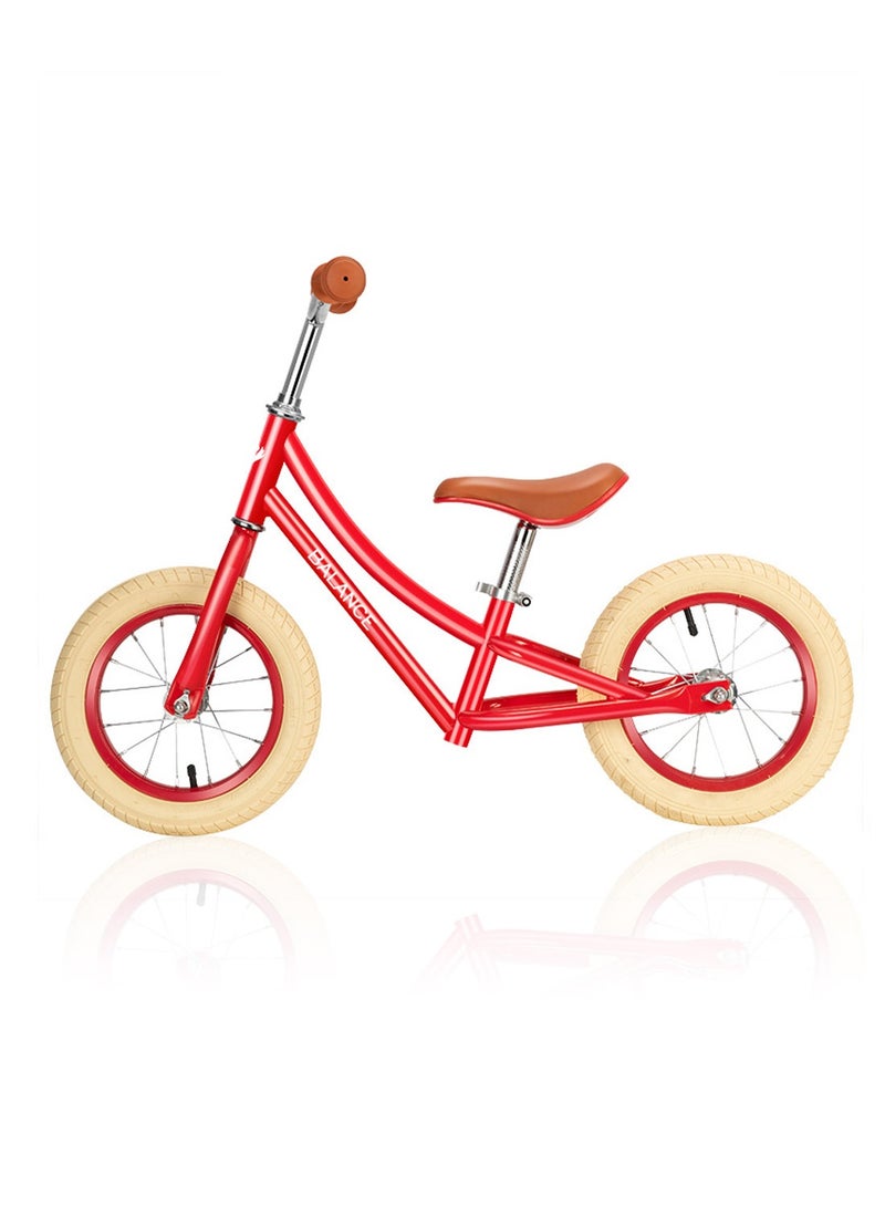 كيدل دراجة توازن للأطفال، دراجة للأطفال من سن 2-3-6 سنوات مع مقعد قابل للتعديل، بدون دواسة، لعبة ركوب دراجة للأطفال 12-14 بوصة - Image 1