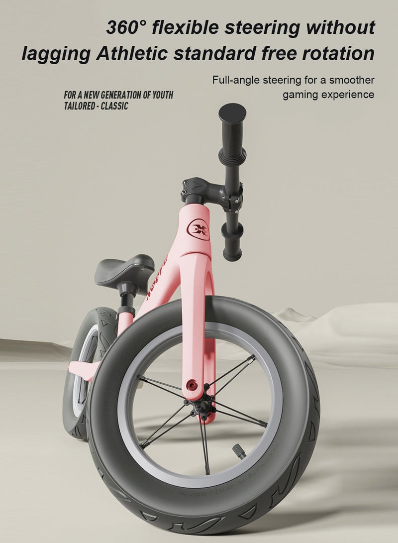 Kidle Balance Bike 1-6 Years with Adjustable Seat and Handlebar, Sports Balance Bike for Toddlers Safe Riding Toy, No Pedal Training Bike 12inch  - Image 2