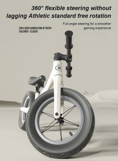 Kidle Balance Bike 1-6 Years with Adjustable Seat and Handlebar, Sports Balance Bike for Toddlers Safe Riding Toy, No Pedal Training Bike 12inch  - Image 2