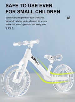 Kidle Balance Bike 1-6 Years with Adjustable Seat and Handlebar, Sports Balance Bike for Toddlers Safe Riding Toy, No Pedal Training Bike 12inch  - Image 5