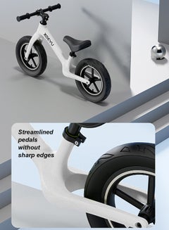 Kidle Balance Bike 1-6 Years with Adjustable Seat and Handlebar, Sports Balance Bike for Toddlers Safe Riding Toy, No Pedal Training Bike 12inch  - Image 4