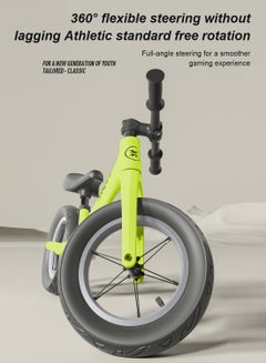 Kidle Balance Bike 1-6 Years with Adjustable Seat and Handlebar, Sports Balance Bike for Toddlers Safe Riding Toy, No Pedal Training Bike 14inch  - Image 2
