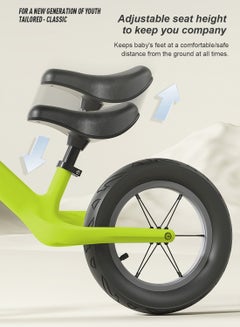 Kidle Balance Bike 1-6 Years with Adjustable Seat and Handlebar, Sports Balance Bike for Toddlers Safe Riding Toy, No Pedal Training Bike 14inch  - Image 3