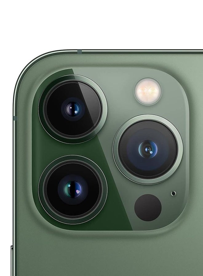 Apple - Renewed - iPhone 13 Pro 128GB Alpine Green 5G With FaceTime - Image 1