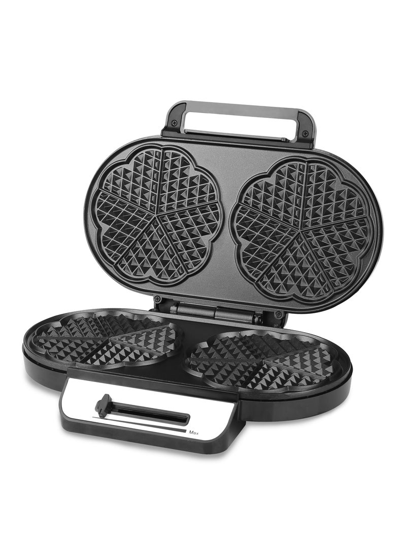 KOOLEN KOOLEN WAFFLE MAKER TWO SLICES WITH TEMPERATURE CONTROL BLACK 1200 W 800108002 Black  - Image 1