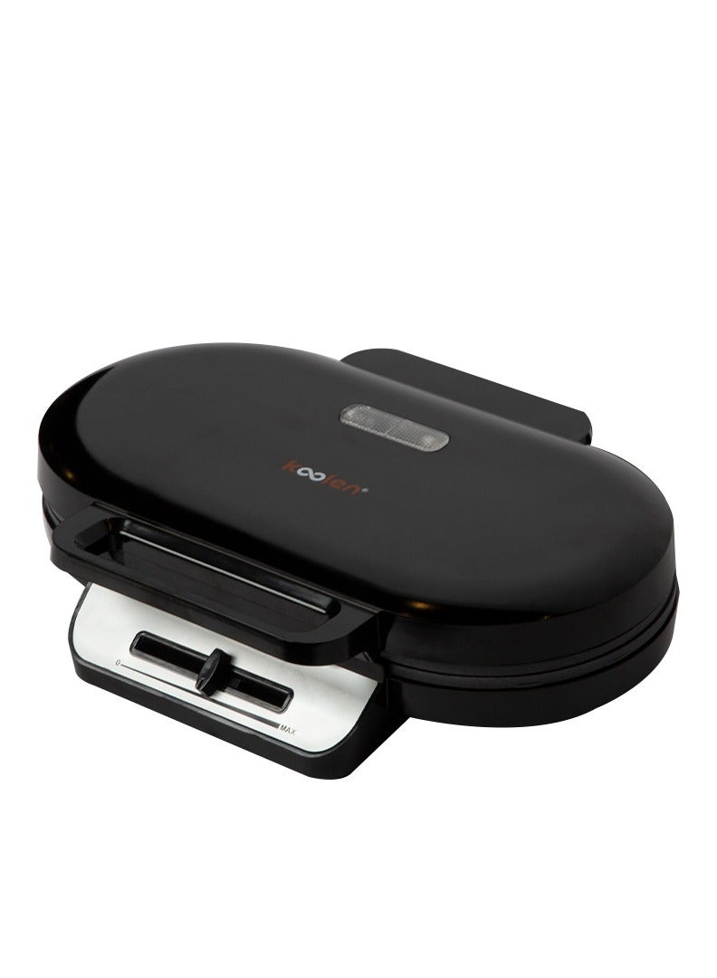KOOLEN KOOLEN WAFFLE MAKER TWO SLICES WITH TEMPERATURE CONTROL BLACK 1200 W 800108002 Black  - Image 3