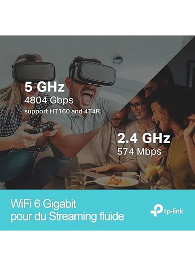 TP-LINK AX5400 WiFi 6 Dual Band Gigabit Wireless Internet Router, High-Speed AX Router for Streaming, Long Range Coverage - Archer AX73 Black - Image 4