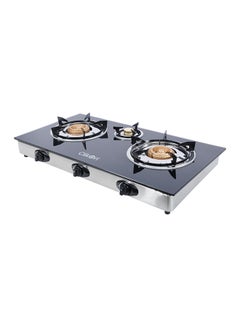 كليكون 3-Burner Glass Stove CK4279 Black  - Image 5