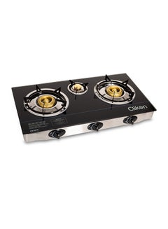 كليكون 3-Burner Glass Stove CK4279 Black  - Image 1