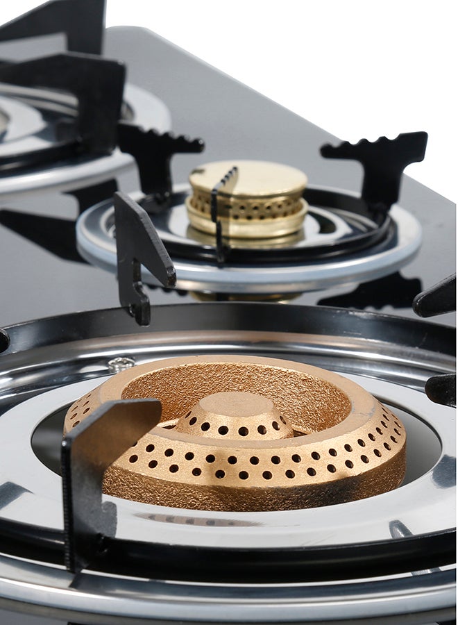Clikon 3-Burner Glass Stove CK4279 Black  - Image 4