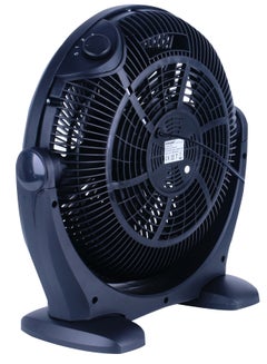SONASHI 14 Inch Box Fan - 3 Speed Selector | Powerful Box Fan with 180 Degree Variable Tilt Head | Kids Safe Fan with Protective Grill | Travel-friendly Box Fan - Quiet Operation SBF-7037 Black  - Image 4