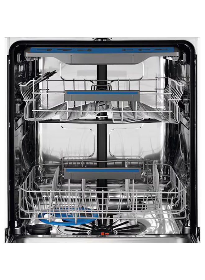 Electrolux - Built In 60cm Fully Integrated Dishwasher, 14 Place Setting & 8 Programs, Inverter Motor With Advanced AirDry Technology, MaxiFlex Cutlery Rack, SatelliteClean, Made In PolAnd 2000 W KESC8300L None - Image 1