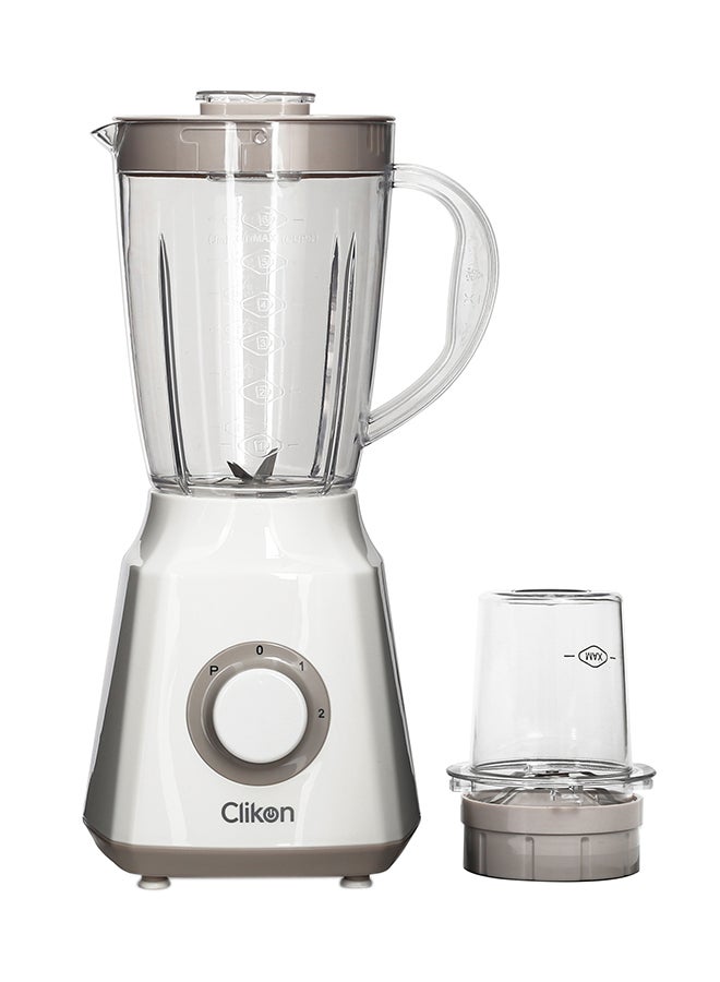 Clikon - 2-In-1 Blender With 2-Speed Settings And Pulse Control 600 W CK2665 White - Image 1