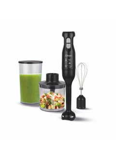 كليكون Clikon Multi Functional Hand Blender 250W  for Blend, Chop, and Whisk, Stainless Steel Knife Blade, 250W Powerful Copper Motor-CK2667 CK2667 BLACK 