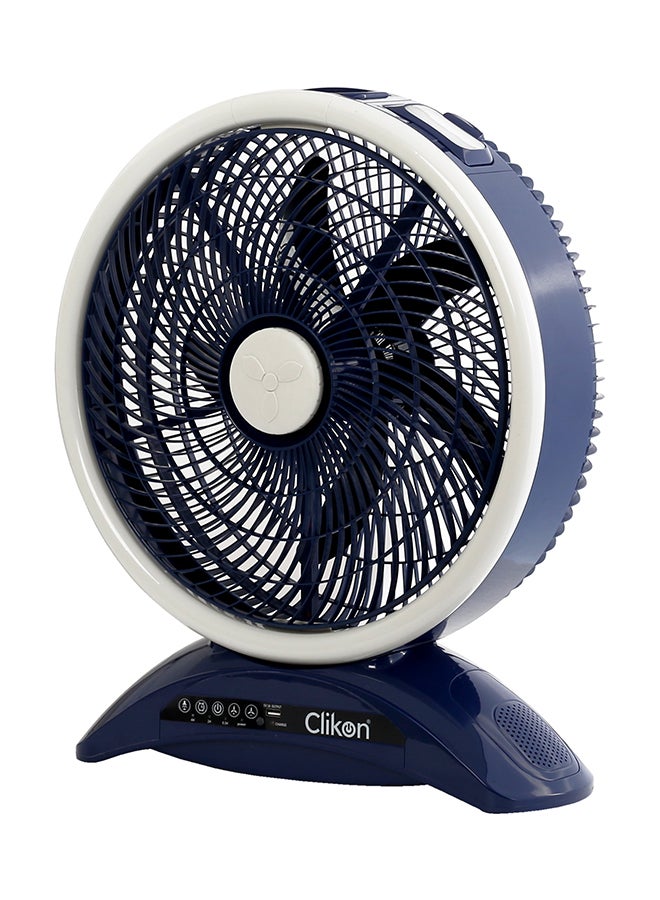 Clikon Tornado 14-Inch Rechargeable Fan CK2025 Blue - Image 1