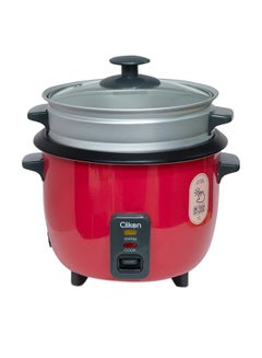 كليكون Rice Cooker With Steamer 1 L 400 W CK2701 Red  - Image 1