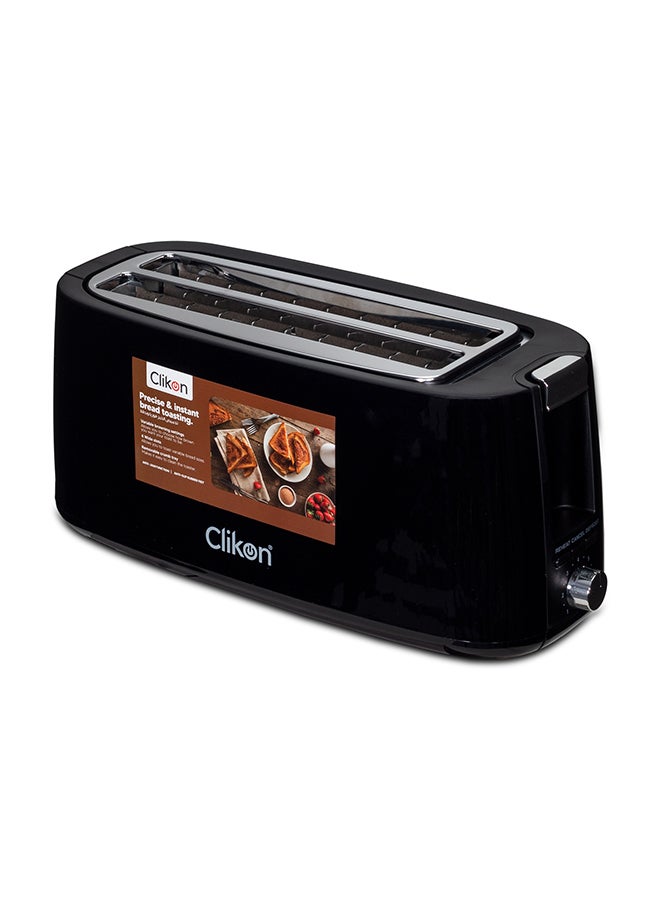 Clikon 4-Slice Cool Touch Toaster 1400 W CK2459 Black - Image 1