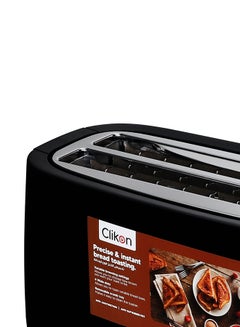 كليكون 4-Slice Cool Touch Toaster 1400 W CK2459 Black  - Image 4