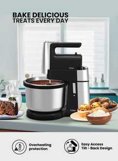 كليكون Hand Mixer With Stainless Steel Bowl 400 W CK2677 Silver/Black  - Image 3