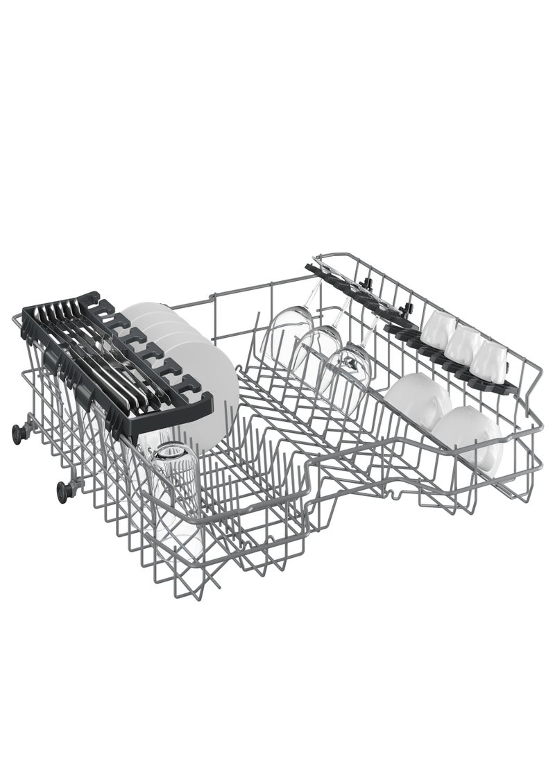 Beko Full Size Dishwasher 14 Persons - 5 Programs - 60 cm - Steam Gloss - LED Display - Half load - Hygiene Intense BDFN15420B Piano Black - Image 3