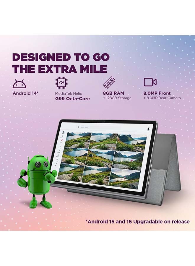Lenovo - Tab Plus 11.5 Inch Luna Grey 8GB RAM 256GB WiFi With Sleeve Case - Image 1