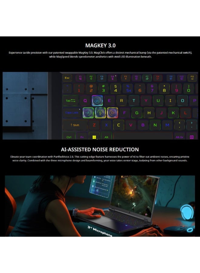 Acer - Predator Helios NEO 18 PHN 18 Gaming Laptop With 18-Inch Display, Core i9-14900HX Processor/32GB RAM/1TB SSD/16GB NVIDIA Geforce RTX 4090 Graphics Card/Windows 11 English Abyssal Black - Image 1