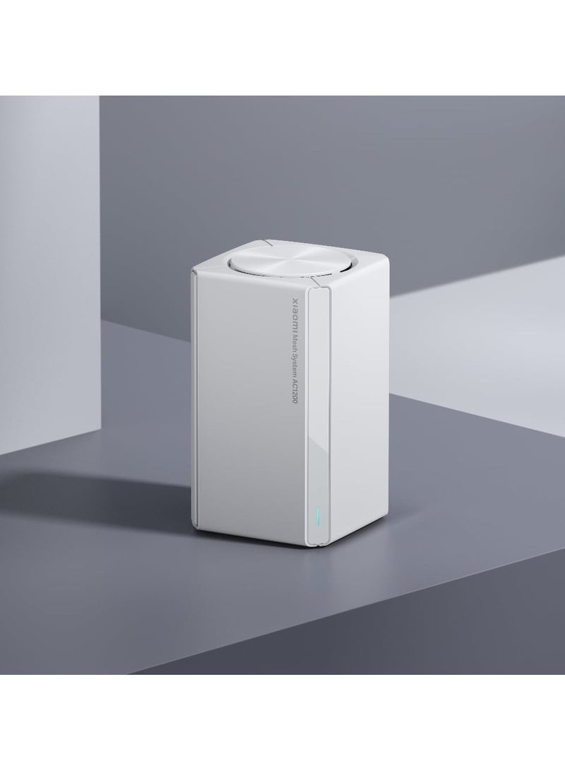 شاومي - Mesh System AC1200 (1-pack) | 2.4GHz and 5GHz dual-band 1200Mbps | Covers up to 1,500 ft² /140 m² White - Image 1